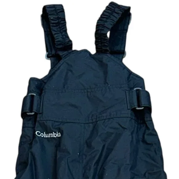 Kids Columbia Omni Shield Black Ski Snow Bibs Insulated Waterproof 4/5 Youth - Picture 4 of 8